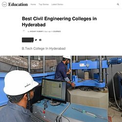Best Civil Engineering Colleges in Hyderabad