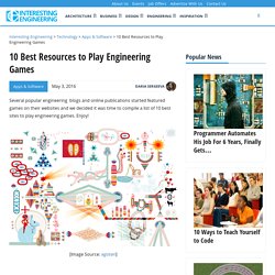 10 Best Resources to Play Engineering Games