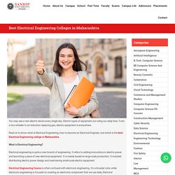 Best Electrical Engineering Colleges in Nashik, Maharashtra