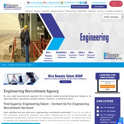 Engineering Recruitment Services – Top Engineering Recruitment Agency