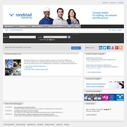 Randstad Engineering - specialized jobs and staffing solutions