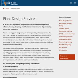 Plant Design Engineering Services & Solutions