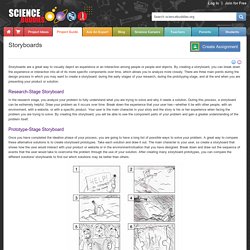 The Engineering Design Process: Storyboards