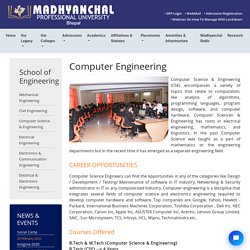 Top Computer Engineering university in India (Bhopal, Madhya Pradesh)