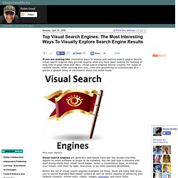 Top Visual Search Engines: The Most Interesting Ways To Visually Explore Search Engine Results