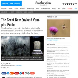 The Great New England Vampire Panic