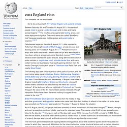 2011 England riots