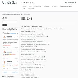 ENGLISH 6 – Patricia Diaz