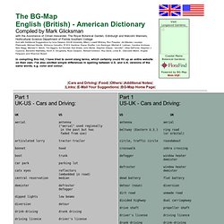 English (British) - American Dictionary