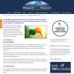 Oral English Assessment Ideas - Reach to Teach Recruiting