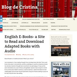 English E-Books- a Site to Read and Download Adapted Books with Audio