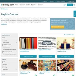 English Courses - Online Classes with Videos