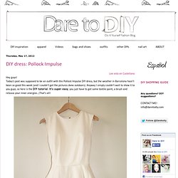 DIY dress: Pollock Impulse