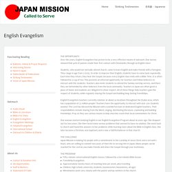 English Evangelism - Japan Mission