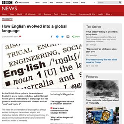 How English evolved into a global language