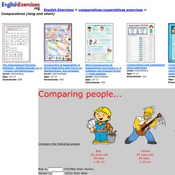 Comparatives (long and short)