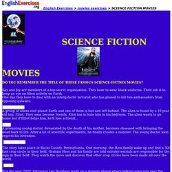 SCIENCE FICTION MOVIES