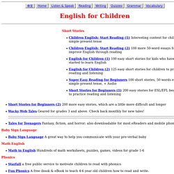 great........ESL - English for Children