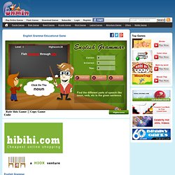 English Grammar Educational Game, Find Verb, Noun - Play Online