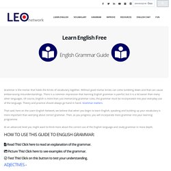Learn English Grammar - English Grammar Guide - English Learning Online