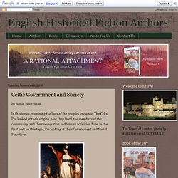 English Historical Fiction Authors: Celtic Government and Society