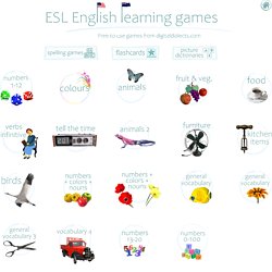 English games: ESL online learning exercises