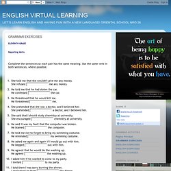 ENGLISH VIRTUAL LEARNING: GRAMMAR