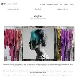 English - LENA the fashion library