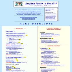 ENGLISH MADE IN BRAZIL - MENU PRINCIPAL