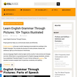 Learn English Grammar Through Pictures: 10+ Topics Illustrated