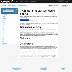 English- Quenya Dictionary