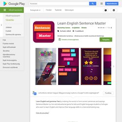 Learn English Sentence Master – Alkalmazások a Google Playen