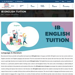 IB English Tuition - Baccalaureate Classes