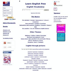 English Vocabulary - Learn English Free