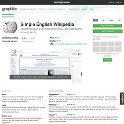 Simple English Wikipedia Educator Review
