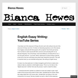 English Essay Writing: YouTube Series