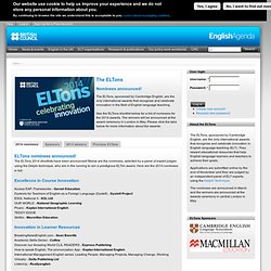 ELTons - Innovation Awards - British Council