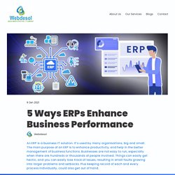 5 Ways ERPs Enhance Business Performance