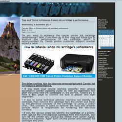 Tips and Tricks to Enhance Canon ink cartridge’s performance