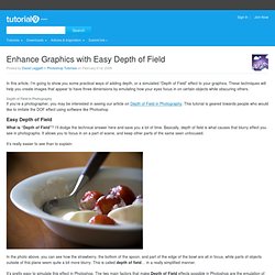 Enhance Graphics with Easy Depth of Field