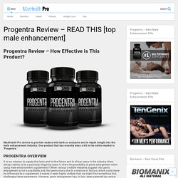 Progentra Side Effects