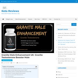 Granite Male Enhancement UK- Granite Testosterone Booster Male