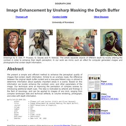 Image Enhancement by Unsharp Masking the Depth Buffer