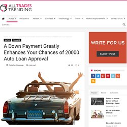 Get lowest 20000 dollar car loan monthly payment online today