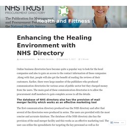 Enhancing the Healing Environment with NHS Directory