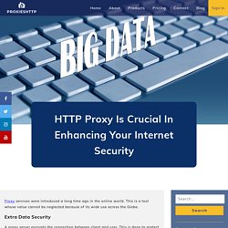HTTP Proxy Is Crucial In Enhancing Your Internet Security