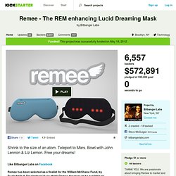 Remee - The REM enhancing Lucid Dreaming Mask by Bitbanger Labs