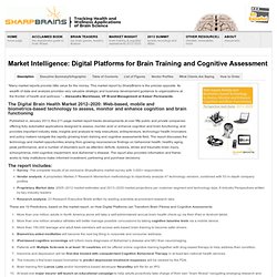The State of the Brain Fitness/ Training Software Market 2009