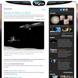 Rosetta et Philae en direct