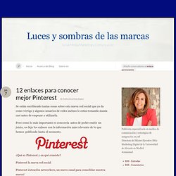 12 enlaces para conocer mejor Pinterest